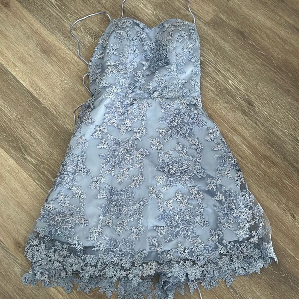 Brand new dress 
Sky Blue size 8 NEVER WORN